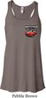 Dodge American Made Muscle Pocket Print Ladies Flowy Racerback Tanktop