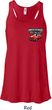Dodge American Made Muscle Pocket Print Ladies Flowy Racerback Tanktop
