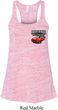 Dodge American Made Muscle Pocket Print Ladies Flowy Racerback Tanktop