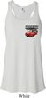 Dodge American Made Muscle Pocket Print Ladies Flowy Racerback Tanktop
