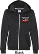 Dodge American Made Muscle Pocket Print Ladies Full Zip Hoodie