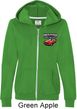 Dodge American Made Muscle Pocket Print Ladies Full Zip Hoodie