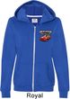 Dodge American Made Muscle Pocket Print Ladies Full Zip Hoodie