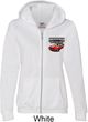 Dodge American Made Muscle Pocket Print Ladies Full Zip Hoodie