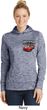 Dodge American Made Muscle Pocket Print Ladies Moisture Wicking Hoodie