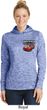 Dodge American Made Muscle Pocket Print Ladies Moisture Wicking Hoodie