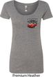 Dodge American Made Muscle Pocket Print Ladies Scoop Neck Shirt