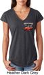 Dodge American Made Muscle Pocket Print Ladies Tri Blend V-Neck Shirt