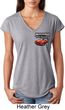 Dodge American Made Muscle Pocket Print Ladies Tri Blend V-Neck Shirt