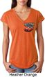 Dodge American Made Muscle Pocket Print Ladies Tri Blend V-Neck Shirt