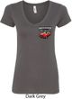 Dodge American Made Muscle Pocket Print Ladies V-Neck Shirt