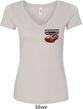 Dodge American Made Muscle Pocket Print Ladies V-Neck Shirt