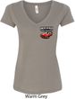 Dodge American Made Muscle Pocket Print Ladies V-Neck Shirt