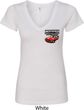 Dodge American Made Muscle Pocket Print Ladies V-Neck Shirt