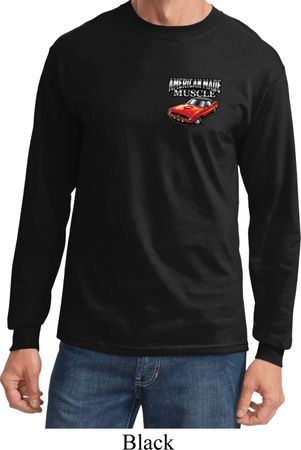 Dodge American Made Muscle Pocket Print Long Sleeve Shirt