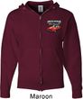 Dodge American Made Muscle Pocket Print Mens Full Zip Hoodie