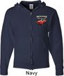 Dodge American Made Muscle Pocket Print Mens Full Zip Hoodie