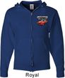 Dodge American Made Muscle Pocket Print Mens Full Zip Hoodie