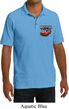 Dodge American Made Muscle Pocket Print Mens Pique Polo Shirt