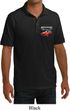 Dodge American Made Muscle Pocket Print Mens Pique Polo Shirt