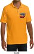 Dodge American Made Muscle Pocket Print Mens Pique Polo Shirt