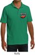 Dodge American Made Muscle Pocket Print Mens Pique Polo Shirt