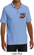 Dodge American Made Muscle Pocket Print Mens Pique Polo Shirt