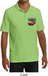 Dodge American Made Muscle Pocket Print Mens Pique Polo Shirt