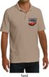 Dodge American Made Muscle Pocket Print Mens Pique Polo Shirt