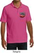 Dodge American Made Muscle Pocket Print Mens Pique Polo Shirt