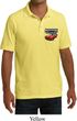 Dodge American Made Muscle Pocket Print Mens Pique Polo Shirt