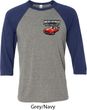 Dodge American Made Muscle Pocket Print Mens Raglan Shirt
