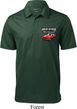 Dodge American Made Muscle Pocket Print Mens Textured Polo Shirt