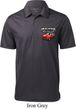 Dodge American Made Muscle Pocket Print Mens Textured Polo Shirt