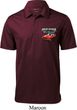Dodge American Made Muscle Pocket Print Mens Textured Polo Shirt
