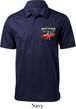 Dodge American Made Muscle Pocket Print Mens Textured Polo Shirt