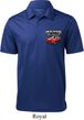 Dodge American Made Muscle Pocket Print Mens Textured Polo Shirt