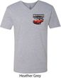 Dodge American Made Muscle Pocket Print Mens V-Neck Shirt