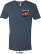 Dodge American Made Muscle Pocket Print Mens V-Neck Shirt