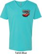 Dodge American Made Muscle Pocket Print Mens V-Neck Shirt