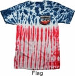 Dodge American Made Muscle Pocket Print Patriotic Tie Dye Shirt