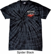 Dodge American Made Muscle Pocket Print Spider Tie Dye Shirt