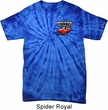 Dodge American Made Muscle Pocket Print Spider Tie Dye Shirt
