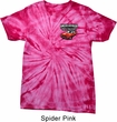 Dodge American Made Muscle Pocket Print Spider Tie Dye Shirt