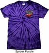 Dodge American Made Muscle Pocket Print Spider Tie Dye Shirt