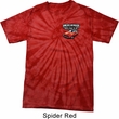 Dodge American Made Muscle Pocket Print Spider Tie Dye Shirt