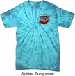Dodge American Made Muscle Pocket Print Spider Tie Dye Shirt