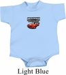 Dodge American Made Muscle Small Print Baby Onesie
