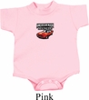 Dodge American Made Muscle Small Print Baby Onesie
