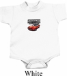 Dodge American Made Muscle Small Print Baby Onesie